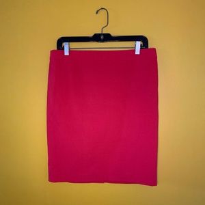 RED PENCIL SKIRT